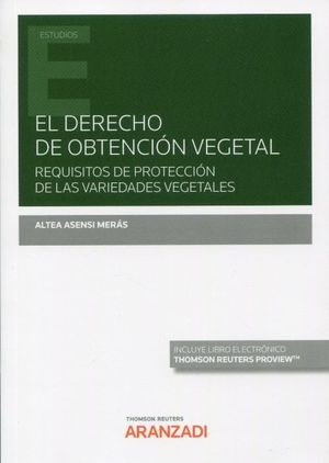 EL DERECHO DE OBTENCIÓN VEGETAL