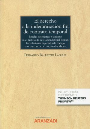 DERECHO A LA INDEMNIZACIÓN FIN DE CONTRATO TEMPORAL