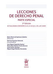 LECCIONES DE DERECHO PENAL. PARTE ESPECIAL