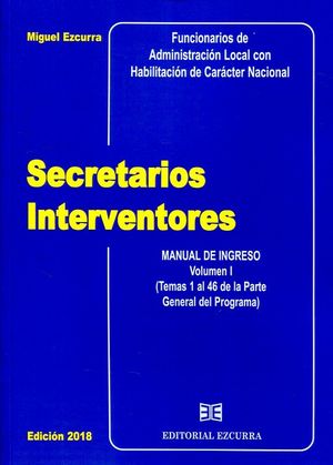 SECRETARIOS INTERVENTORES (4 TOMOS)