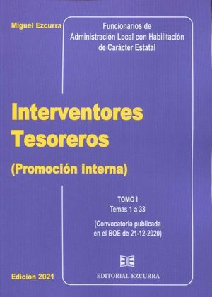 INTERVENTORES TESOREROS (PROMOCIÓN INTERNA) 2 VOLS.