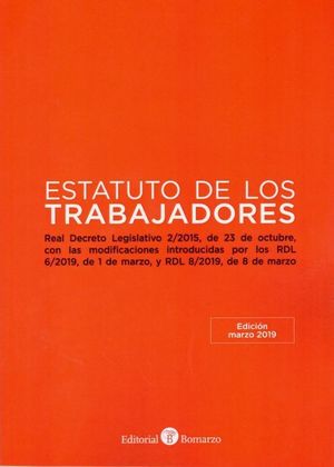ESTATUTO DE LOS TRABAJADORES 2019