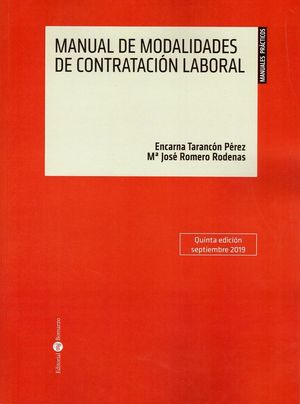 MANUAL DE MODALIDADES DE CONTRATACIÓN LABORAL