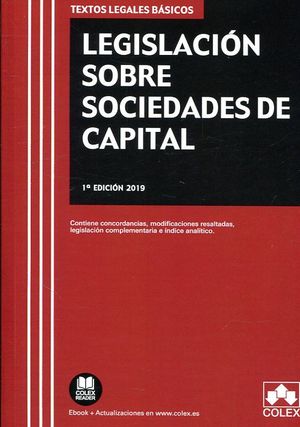 LEGISLACION SOBRE SOCIEDADES DE CAPITAL