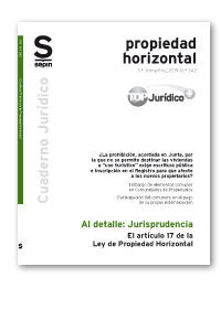 EL ARTÍCULO 17 DE LA LEY DE PROPIEDAD HORIZONTAL