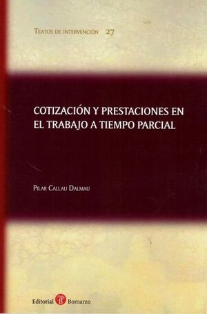 COTIZACION Y PRESTACIONES EN EL TRABAJO A TIEMPO PARCIAL