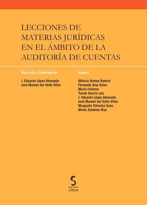 LECCIONES DE MATERIAS JURÍDICAS EN EL ÁMBITO DE LA AUDITORÍA DE CUENTAS