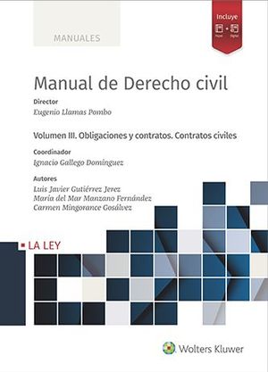 MANUAL DE DERECHO CIVIL. VOL. III