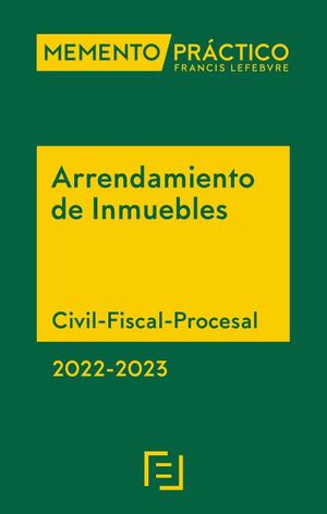 MEMENTO PRÁCTICO ARRENDAMIENTO DE INMUEBLES 2022-2023