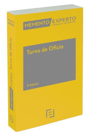 MEMENTO EXPERTO TURNO DE OFICIO