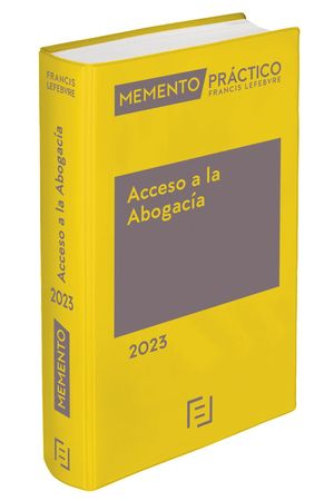 MEMENTO ACCESO A LA ABOGACÍA 2023