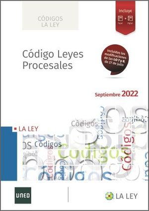 CODIGO DE LEYES PROCESALES 2022