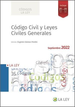 CODIGO CIVIL Y LEYES CIVILES GENERALES 2022
