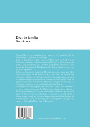 DRET DE FAMÍLIA. TEORIA I CASOS. 3ª EDICIÓ