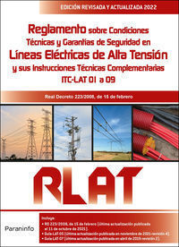 REGLAMENTO DE LINEAS ELECTRICAS DE ALTA TENSION. RLAT