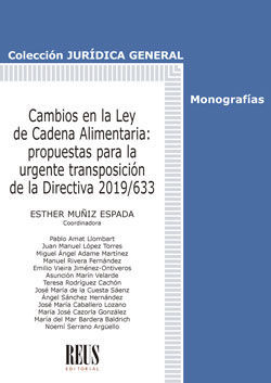 CAMBIOS EN LA LEY DE CADENA ALIMENTARIA