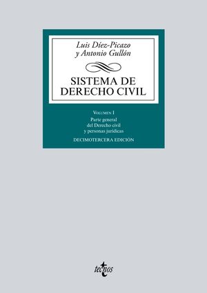 SISTEMA DE DERECHO CIVIL. VOLUMEN I
