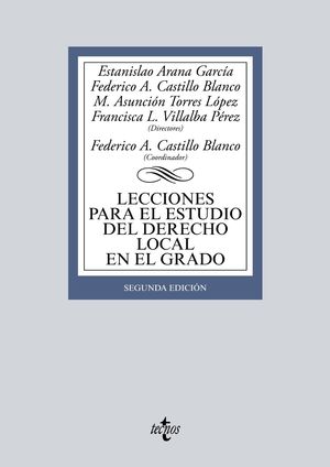 LECCIONES PARA EL ESTUDIO DEL DERECHO LOCAL EN EL GRADO