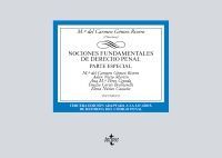 NOCIONES FUNDAMENTALES DE DERECHO PENAL. VOLUMEN II