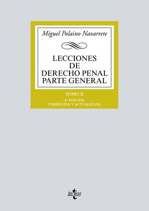 LECCIONES DE DERECHO PENAL PARTE GENERAL. II