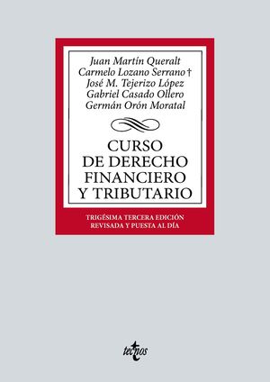 CURSO DE DERECHO FINANCIERO Y TRIBUTARIO