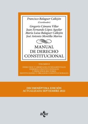 MANUAL DE DERECHO CONSTITUCIONAL. VOL. II