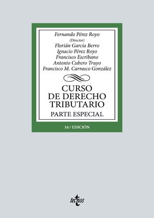 CURSO DE DERECHO TRIBUTARIO. PARTE ESPECIAL