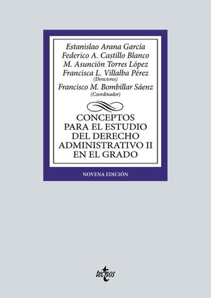 CONCEPTOS PARA EL ESTUDIO DEL DERECHO ADMINISTRATIVO II EN EL GRADO