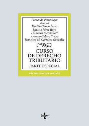 CURSO DE DERECHO TRIBUTARIO. PARTE ESPECIAL