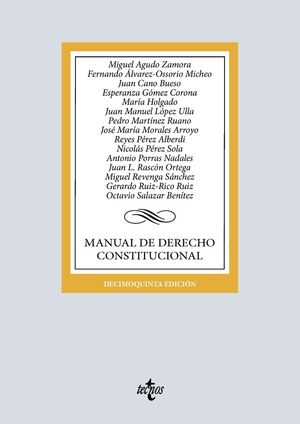 MANUAL DE DERECHO CONSTITUCIONAL
