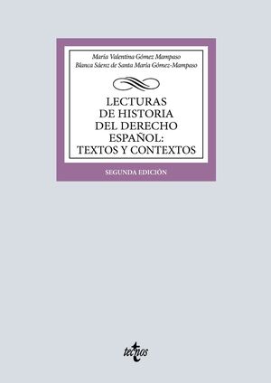 LECTURAS DE HISTORIA DEL DERECHO ESPAÑOL: