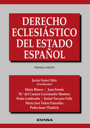 DERECHO ECLESIÁSTICO DEL ESTADO ESPAÑOL