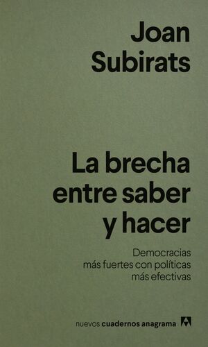 LA BRECHA ENTRE SABER Y HACER