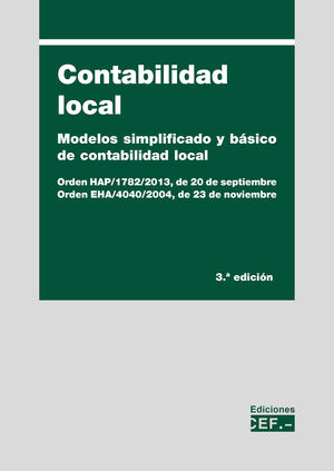 CONTABILIDAD LOCAL MODELO SIMPLIFICADO BASICO DE CONTABILIDAD LOCAL