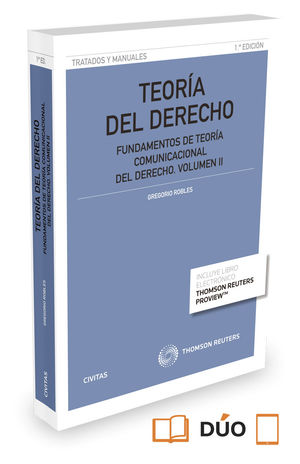 TEORÍA DEL DERECHO. VOLUMEN II