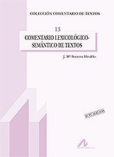 COMENTARIO LEXICOLOGICO-SEMANTICO DE TEXTOS. (ACTUALIZADA)