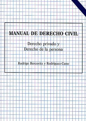 MANUAL DE DERECHO CIVIL. CONTRATOS