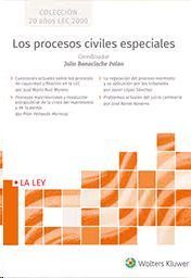 LOS PROCESOS CIVILES ESPECIALES