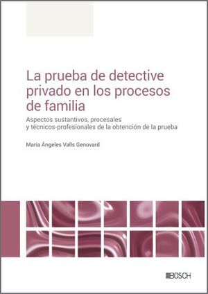 LA PRUEBA DE DETECTIVE PRIVADO EN LOS PROCESOS DE FAMILIA