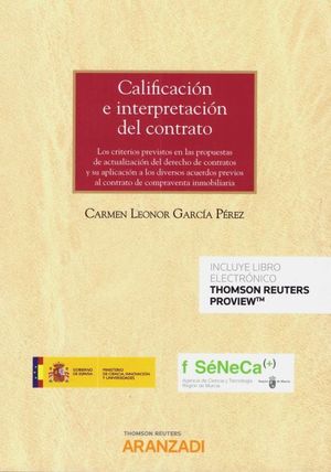 CALIFICACIÓN E INTERPRETACIÓN DEL CONTRATO (DÚO)