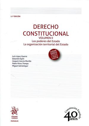 DERECHO CONSTITUCIONAL. VOL. II