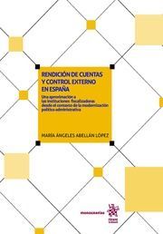 RENDICION DE CUENTAS Y CONTROL EXTERNO EN ESPAÑA
