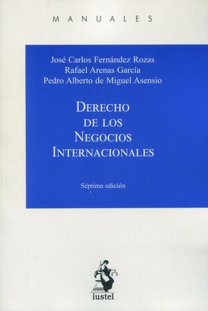 DERECHO DE LOS NEGOCIOS INTERNACIONALES