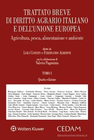 TRATTATO BREVE DI DIRITTO AGRARIO ITALIANO E DELL'UNIONE EUROPEA.