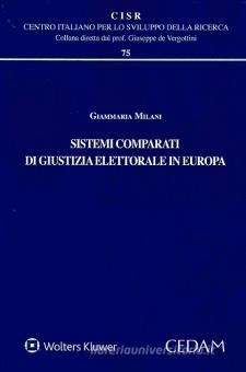 SISTEMI COMPARATI DI GIUSTIZIA ELETTORALE IN EUROPA