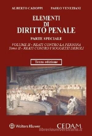 ELEMENTI DI DIRITTO PENALE. P. SPECIALE VOL.2.2