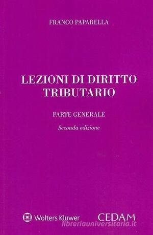 LEZIONI DI DIRITTO TRIBUTARIO