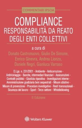 COMPLIANCE RESPONSABILITÀ DA REATO DEGLI ENTI COLLETTIVI