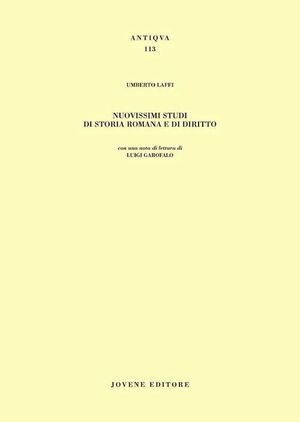 NUOVISSIMI STUDI DI STORIA ROMANA E DI DIRITTO