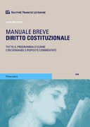 DIRITTO COSTITUZIONALE.